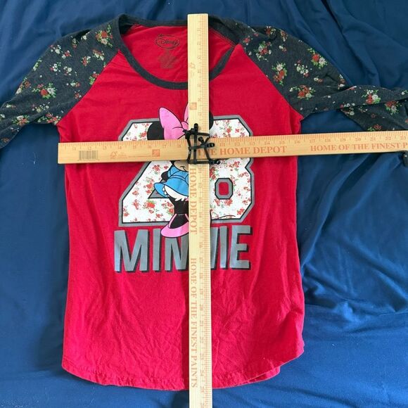 Disney Minnie Mouse Bright Red Junior Top Large - Picture 7 of 7